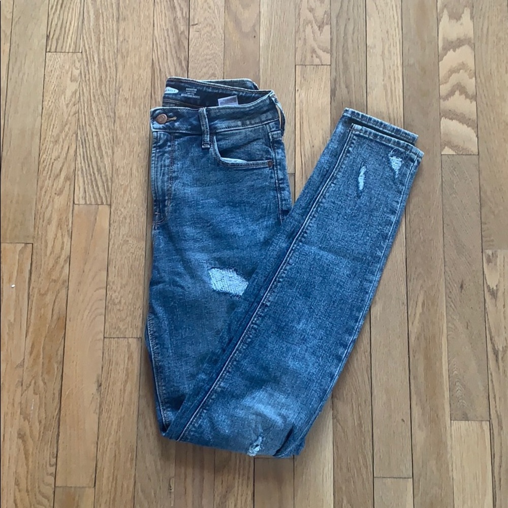 Old Navy Rockstar super skinny high rise jeans
